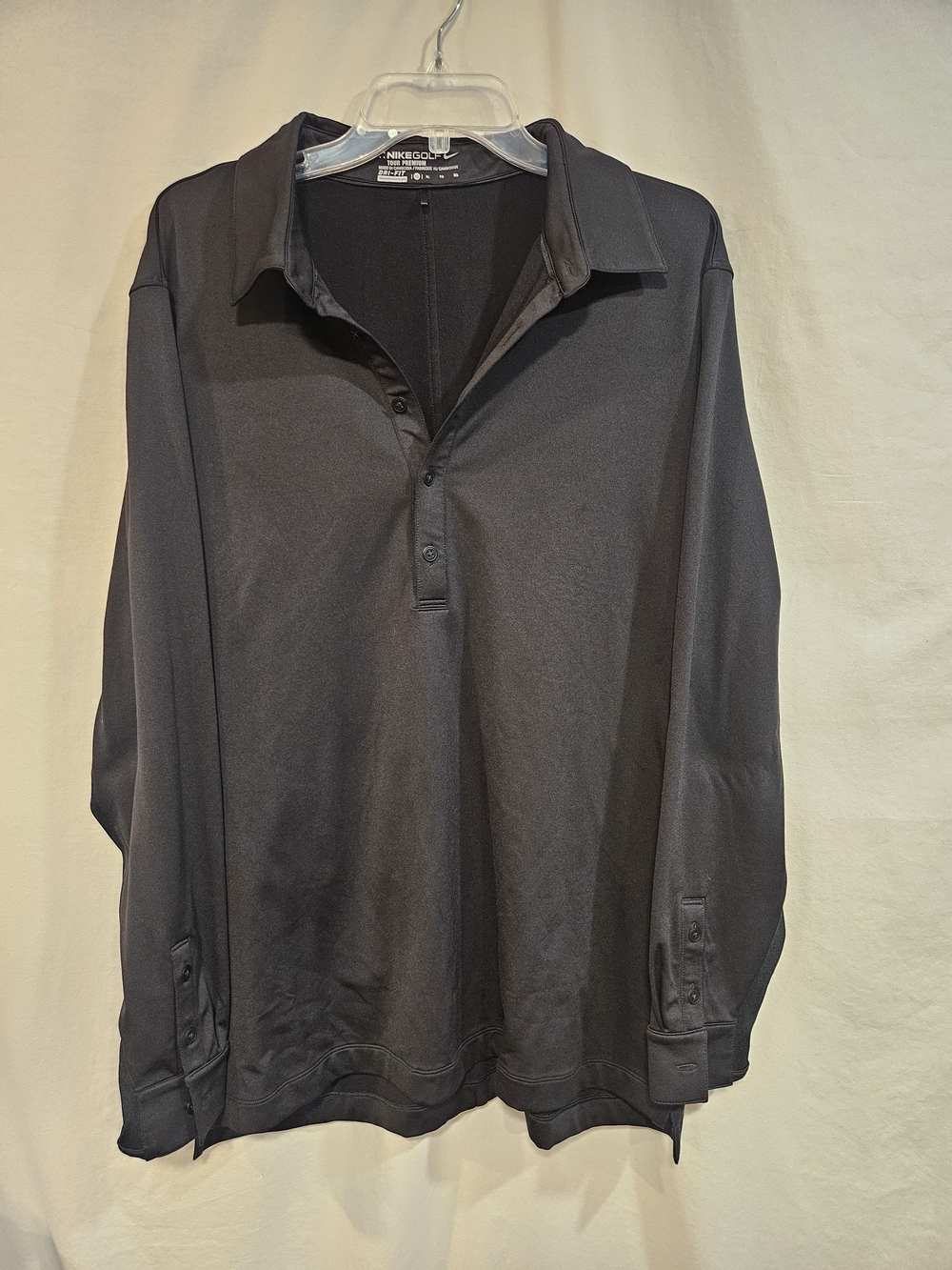 Nike Long Sleeve Polo Shirt - Black